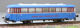 [Lokomotivy] → [Motorové vozy a jednotky] → [VT 98 (BR 798)] → 9813D: řídící vůz v barevném schematu „Prignitzer Eisenbahn GmbH“