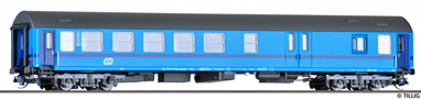 [Osobní vozy] → [Rychlíkové] → [typ Y] → 16695: modrý s šedou střechou 2. tř., zavazadlový oddíl
