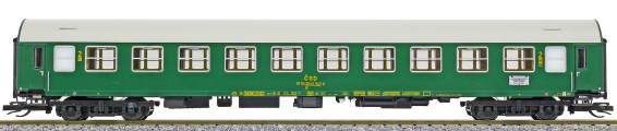 rychlíkový vůz zelený s šedou střechou 2. tř. „Balt-Orient-Express 1“, typ B