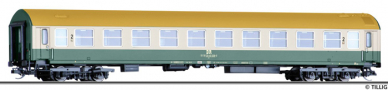 [Osobní vozy] → [Rychlíkové] → [typ Y] → 501977: rychlíkový vůz zelený-slonová kost s olivovou střechou 2. tř.