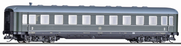 [Osobní vozy] → [Rychlíkové] → [typ 38] → 502201: lůžkový vůz zelený s šedou střechou 2. tř.