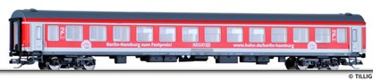 [Osobní vozy] → [Rychlíkové] → [typ m] → 501471: rychlíkový vůz červený 2. tř. s reklamou „Berlin-Hamburg zum Festpreis!“