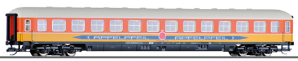 [Osobní vozy] → [Rychlíkové] → [typ m] → 01783 E: rychlíkový vůz v barevném schematu „Apfelpfeil“