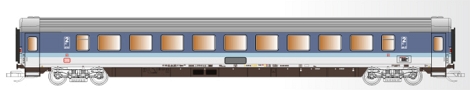 [Osobní vozy] → [Rychlíkové] → [typ m v barvách InterRegio] → 01655 E: modrý-bílý s šedou střechou 2. tř. „FD Königssee 1“