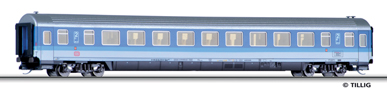 [Osobní vozy] → [Rychlíkové] → [typ m v barvách InterRegio] → 01691 E: modrý-bílý 2. tř.