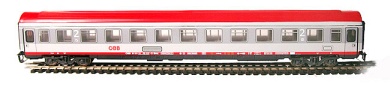 [Osobní vozy] → [Rychlíkové] → [typ Eurofima] → 7641: šedý-bílý s červenou střechou, 2. tř.