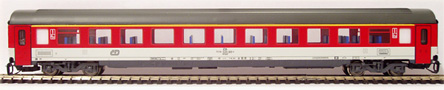 [Osobní vozy] → [Rychlíkové] → [typ Eurofima] → 7680: červený-bílý s šedou střechou 1. tř.