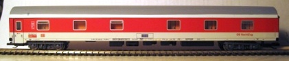 [Osobní vozy] → [Rychlíkové] → [typ Eurofima] → 7620: červený-bílý s šedou střechou, lůžkový