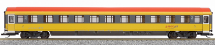 [Osobní vozy] → [Rychlíkové] → [typ Eurofima] → 501825: rychlíkový vůz v barvách „RegioJet“ 2. tř.