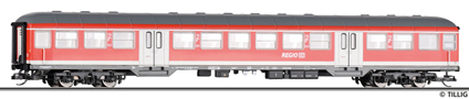 [Osobní vozy] → [Rychlíkové] → [typ Silberling] → 16851: rychlíkový vůz červený s šedou střechou 2. tř.
