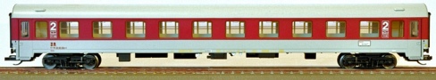 [Osobní vozy] → [Rychlíkové] → [typ Halberstadt] → 210135: červený-bílý „InterEx“ 2. tř.