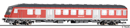 [Osobní vozy] → [Rychlíkové] → [typ Halberstadt] → 13835: řídící vůz červený s šedou střechou