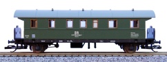 [Osobní vozy] → [Spěšné a osobní] → [2-osé typ 29] → 500695: zelený s šedou střechou