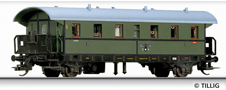 [Osobní vozy] → [Spěšné a osobní] → [2-osé typ 29] → 01689 E: zelený s šedou střechou 3. tř.