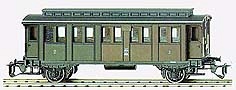 [Osobní vozy] → [Spěšné a osobní] → [2-osé pruské] → 13126: zelený/červený s černou střechou 2./3. tř. BCi pr 93