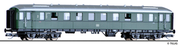 [Osobní vozy] → [Spěšné a osobní] → [4-osé spěšné] → 13335: osobní vůz zelený se stříbrnou střechou 2. tř.