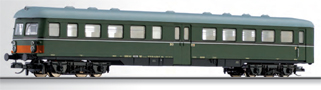 [Osobní vozy] → [Spěšné a osobní] → [4-osé E5] → 01658: zelený s šedou střechou 2. tř. řídící vůz