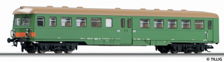 [Osobní vozy] → [Spěšné a osobní] → [4-osé E5] → 13873: zelený s olivovou střechou řídící vůz 2. tř.