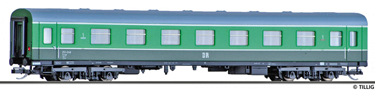 [Osobní vozy] → [Spěšné a osobní] → [4-osé modernizované] → 501820: modernizovaný osobní vůz zelený s šedou střechou 1. tř.