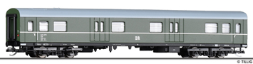 [Osobní vozy] → [Spěšné a osobní] → [4-osé modernizované] → 95637: zavazadlový vůz zelený s šedou střechou