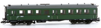 [Osobní vozy] → [Spěšné a osobní] → [4-osé „Altenberg“] → 42125: osobní vůz zelený s šedou střechou 2. tř.
