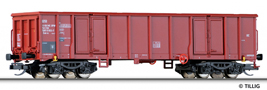 [Nákladní vozy] → [Otevřené] → [4-osé Eas] → 15250: vysokostěnný nákladní vůz červenohnědý