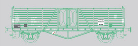 [Nákladní vozy] → [Otevřené] → [2-osé Omu] → 6901: červenohnědý „Wismut III”
