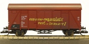 [Nákladní vozy] → [Kryté] → [2-osé Ztr (Glm)] → M0801: krytý nákladní vůz červenohnědý „1968 okupace ČSSR”