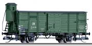 [Nákladní vozy] → [Kryté] → [2-osé s nízkou střechou G10] → 01014 E: krytý nákladní vůz zelený do pomocného vlaku „Hilfszug“