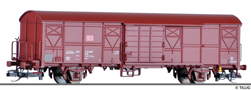 [Nákladní vozy] → [Kryté] → [2-osé Gbs] → 17177: krytý nákladní vůz červenohnědý s brzdařskou plošinou