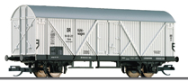 [Nákladní vozy] → [Kryté] → [2-osé chladicí Berlin] → 501617: chladící vůz bílý v odstínu RAL 9010 s šedou střechou