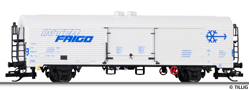 [Nákladní vozy] → [Kryté] → [2-osé chladicí Ibs] → 501608: tři nákladní chladící vozy setu „Kühlwagen Ibbes INTERFRIGO“