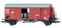[Nákladní vozy] → [Kryté] → [2-osé Gms, Glms] → 115601: krytý nákladní vůz červenohnědý s šedou střechou