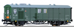 [Nkladn vozy] → [Kryt] → [2-os ostatn] → 502606: genertorov vz do pracovnho vlaku zelen s edou stechou