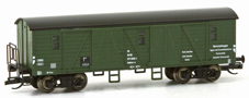 [Nákladní vozy] → [Kryté] → [4-osé ostatní] → 23281: krytý nákladní vůz zelený s černou střechou