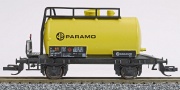 [Nákladní vozy] → [Cisternové] → [2-osé Z52] → : žlutá s černým pojezdem ″Paramo″