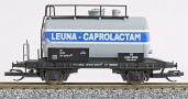 [Nákladní vozy] → [Cisternové] → [2-osé Z52] → 500511: cisterna šedá s modrým pásem Z52 ″Leuna-Caprolactam″