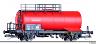[Nákladní vozy] → [Cisternové] → [2-osé na těžké oleje] → 501494: kotlový vůz červený na vodu „Feuerwehr”