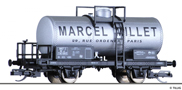 [Nákladní vozy] → [Cisternové] → [2-osé R (JATT)] → 95853: cisternový vůz šedý „Marcel Millet“