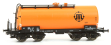 [Nákladní vozy] → [Cisternové] → [4-osé s lávkou Ra] → 51514: kotlový vůz oranžový s podélnou lávkou „PCK Schwedt“