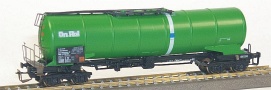 [Nákladní vozy] → [Cisternové] → [4-osé dělené s lávkou] → 33152: zelená ″On Rail″
