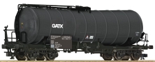[Nákladní vozy] → [Cisternové] → [4-osé dělené s lávkou] → 37617: černá „GATX“