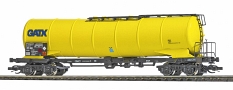 [Nákladní vozy] → [Cisternové] → [4-osé dělené s lávkou] → 33166: žlutá  „GATX“