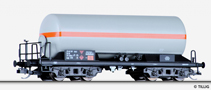 [Nákladní vozy] → [Cisternové] → [4-osé na plyn] → 15005: cisternový vůz šedý s oranžovým pruhem