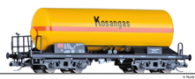 [Nákladní vozy] → [Cisternové] → [4-osé na plyn] → 15011: kotlový vůz žlutý „Kosangas“