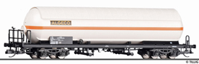 [Nákladní vozy] → [Cisternové] → [4-osé na plyn] → 15045: kotlový vůz světle šedý se sluneční clonou „ALGECO“
