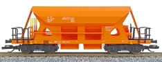 [Nákladní vozy] → [Samovýsypné] → [4-osé Faccs (Sas)] → 3507: samovýsypný vůz oranžový s černými plošinami