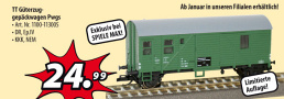 [Nákladní vozy] → [Speciální] → [Ostatní] → 113005: zelený s šedou střechou služební vůz pro nákladní vlaky
