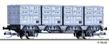 [Nákladní vozy] → [Speciální] → [Ostatní] → 14912: černý se čtyřmi kontejnery