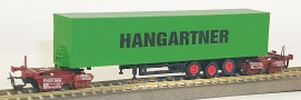 [Nákladní vozy] → [Speciální] → [Kombirail] → 34406: koncové vozy se zeleným návěsem ″Hangartner″